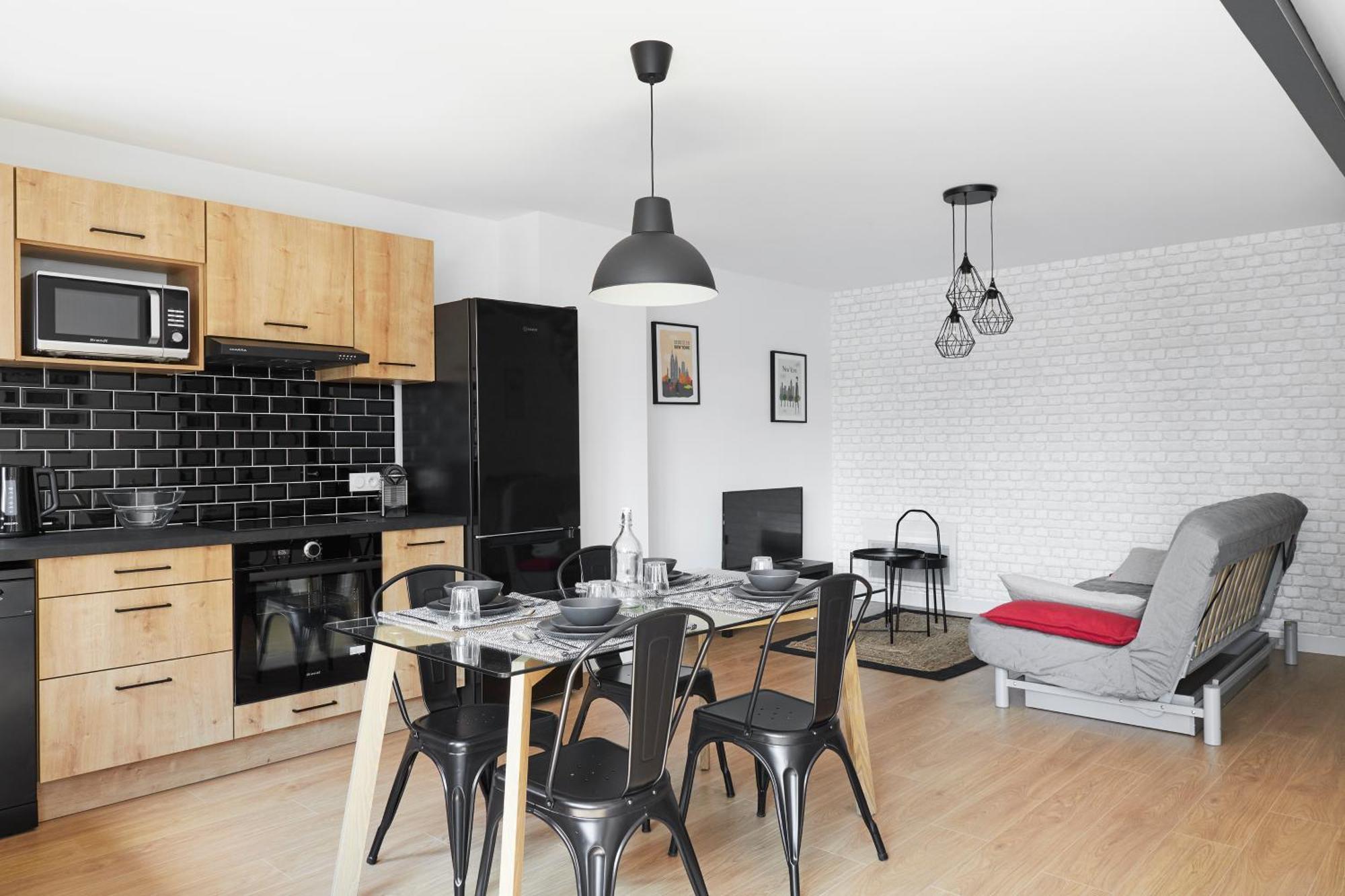 Ferienwohnung New-York New-York : Fibre Wifi/Linge/Parking Châteaubriant Exterior foto